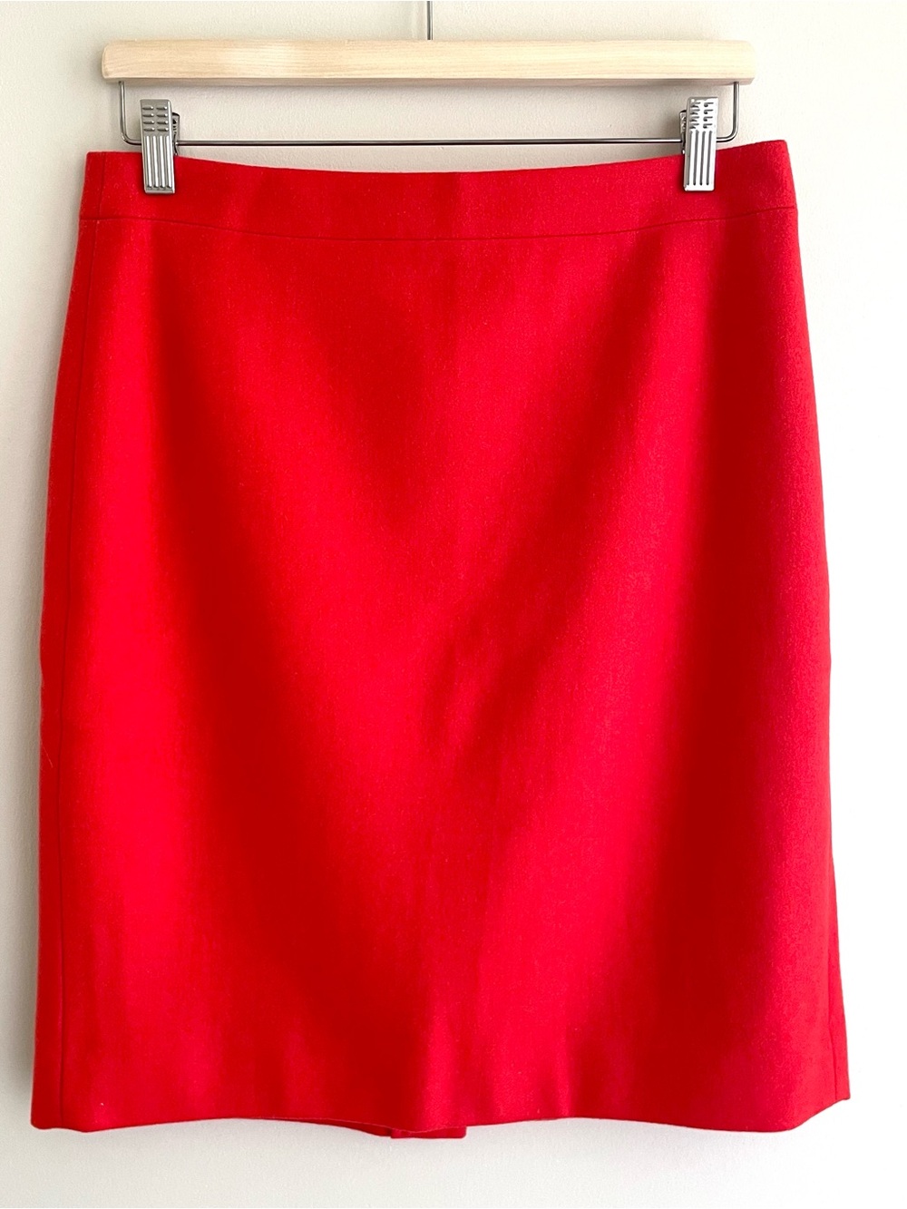 J. Crew Vibrant Red Pencil Skirt